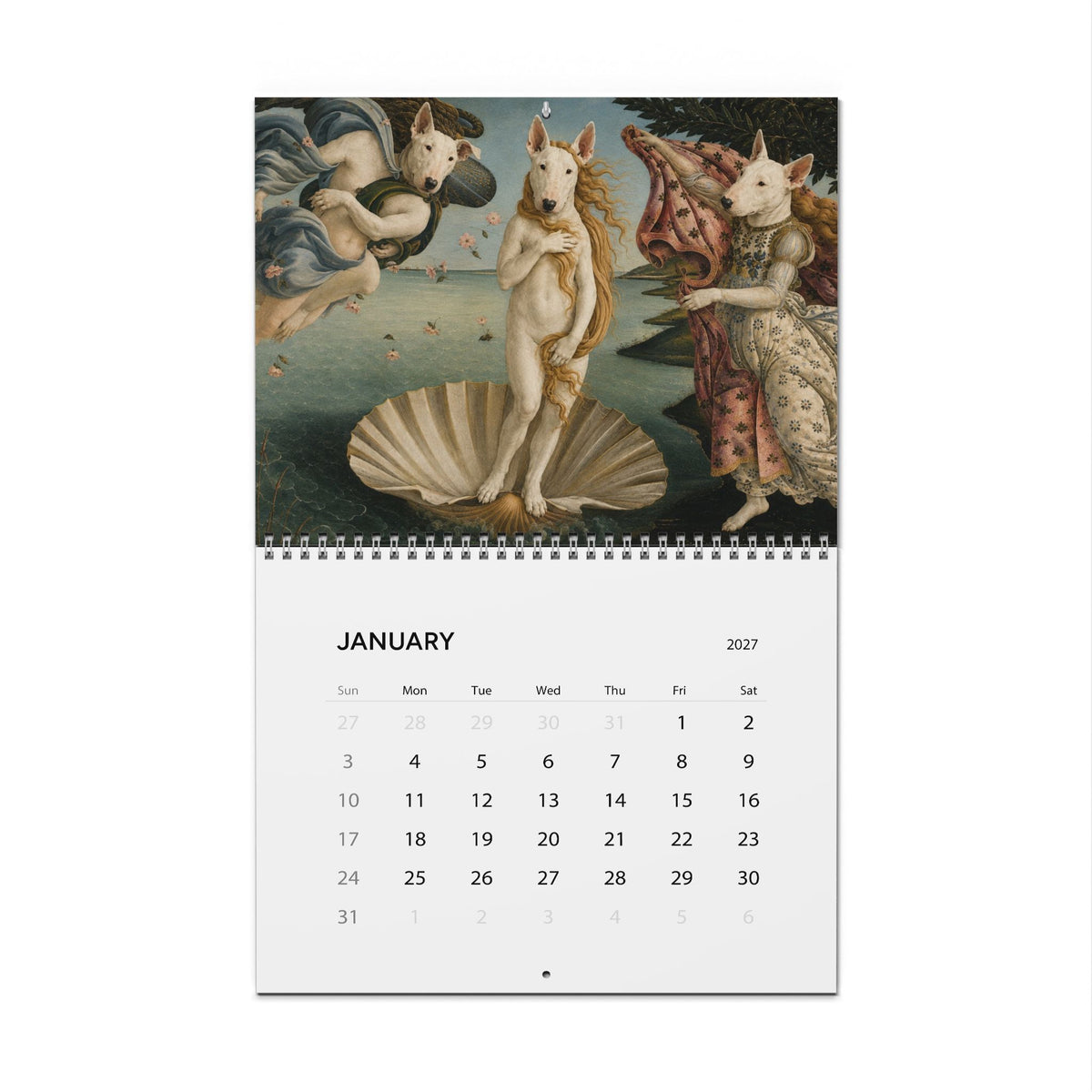 Bull Terrier The Permanent Collection | Wall Calendar
