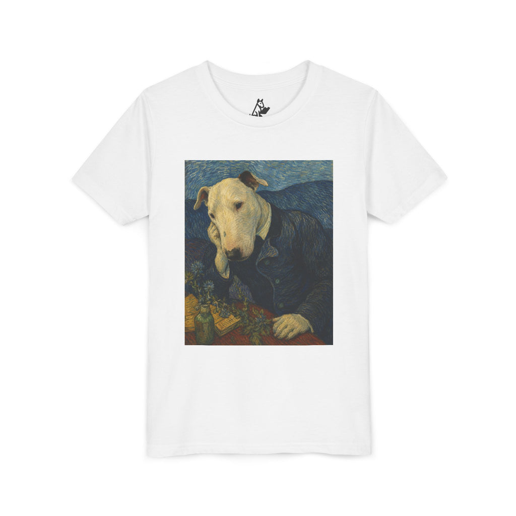 Bull Terrier Portrait of Doctor Gachet — after Vincent van Gogh, 1890 | Youth Tee