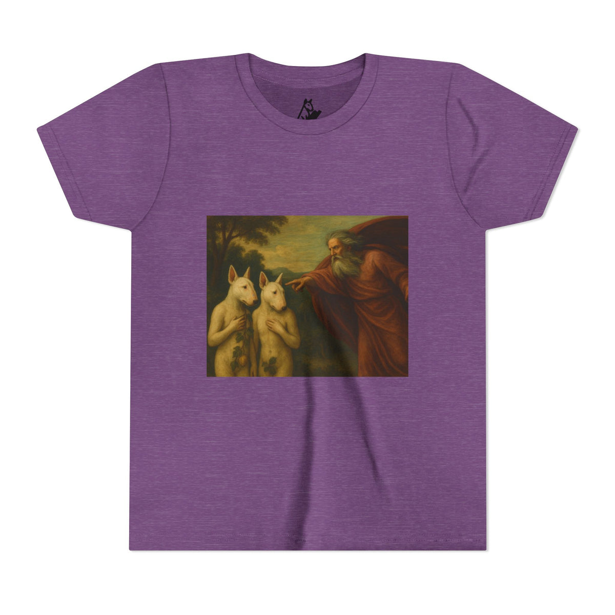 Bull Terrier The Rebuke of Adam and Eve — after Domenichino, 1626 | Youth Tee