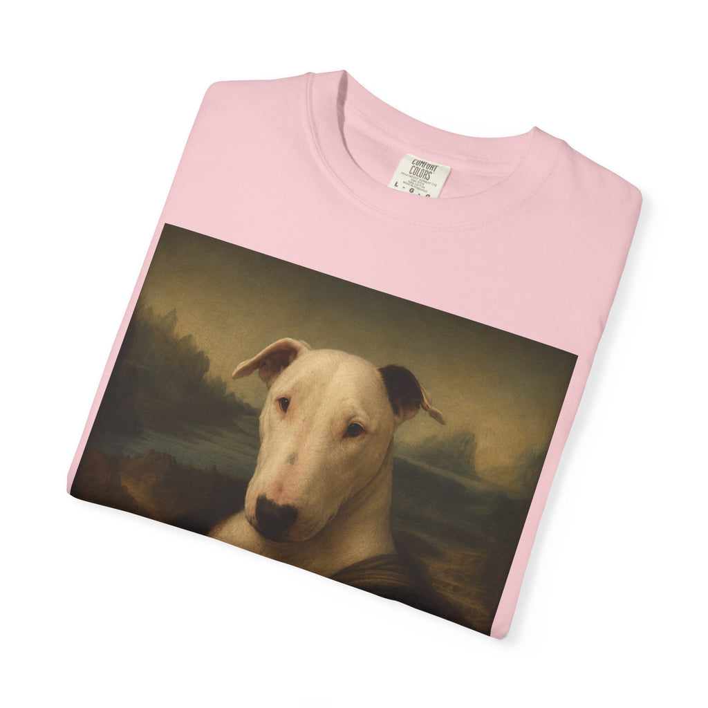 Bull Terrier Mona Lisa — after Leonardo da Vinci, c.1503 | Garment-Dyed Tee