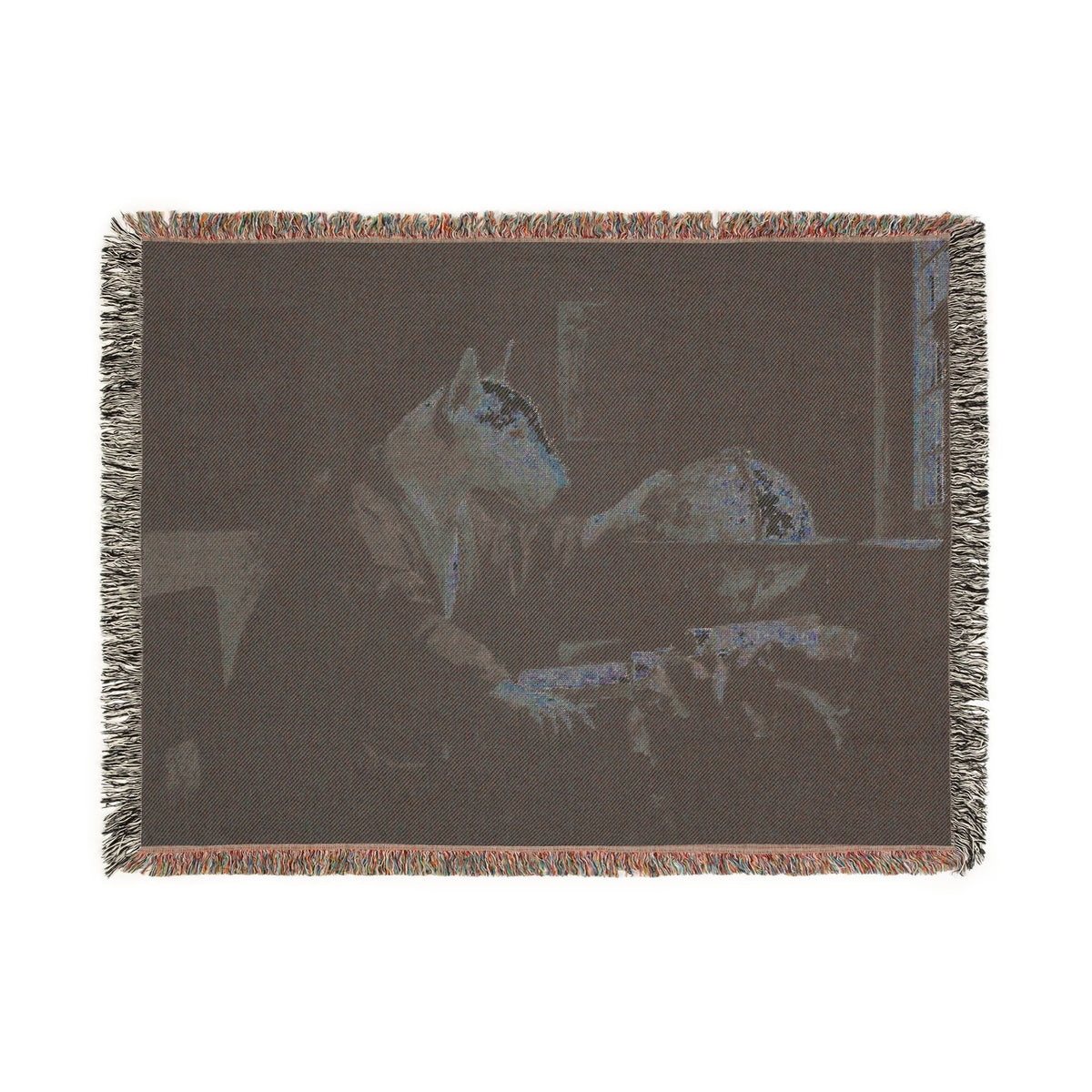 Bull Terrier The Astronomer — after Johannes Vermeer, 1668 | Blanket