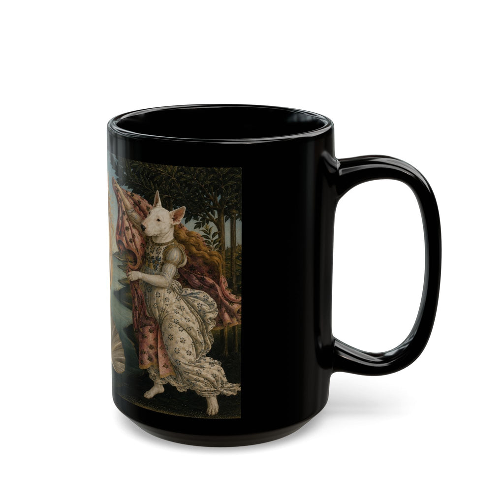 Bull Terrier The Birth of Venus — after Sandro Botticelli, c.1485 | Mug