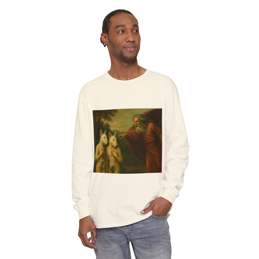 Bull Terrier The Rebuke of Adam and Eve — after Domenichino, 1626 | Long Sleeve