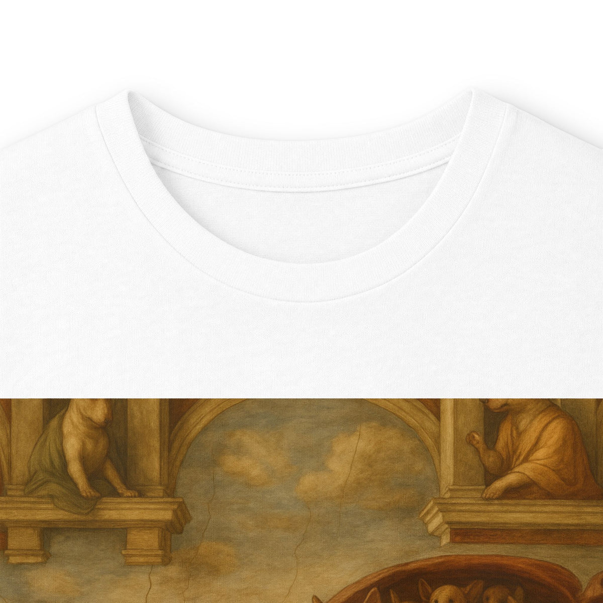 Bull Terrier The Creation Of Adam — after Michelangelo, 1512 | Long Sleeve