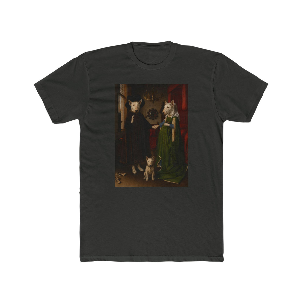 Bull Terrier The Arnolfini Portrait — after Jan van Eyck, 1434 | Tee
