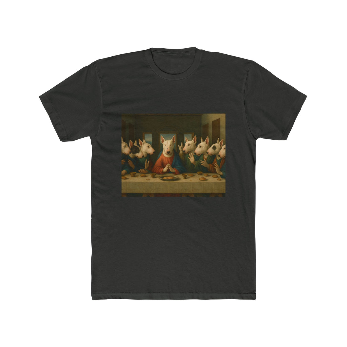 Bull Terrier The Last Supper — after Leonardo da Vinci, 1498 | Tee