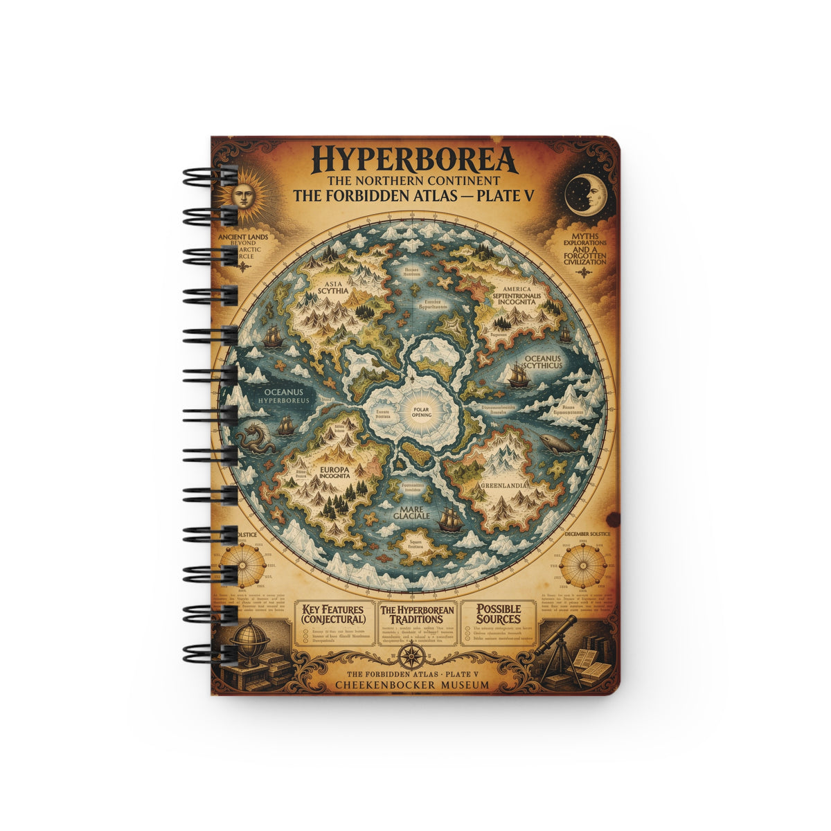 Hyperborea, The Forbidden Atlas Plate V | Spiral Journal