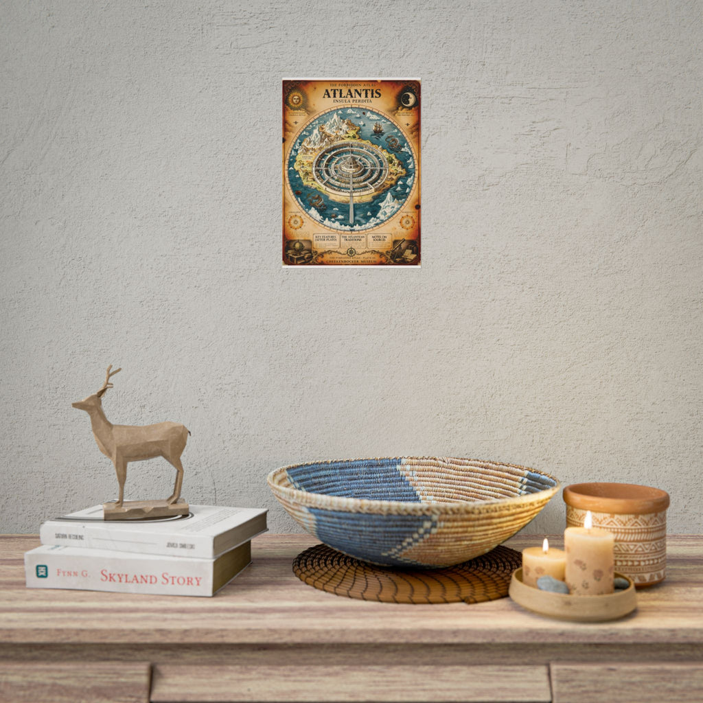 Atlantis, The Forbidden Atlas Plate III | Poster