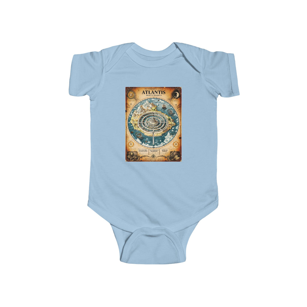 Atlantis, The Forbidden Atlas Plate III | Bodysuit