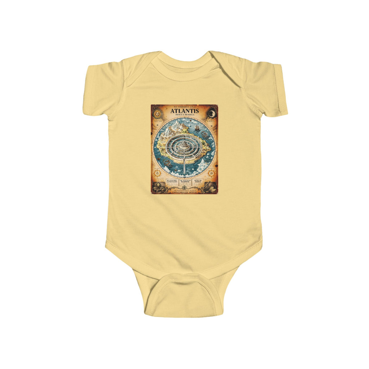 Atlantis, The Forbidden Atlas Plate III | Bodysuit