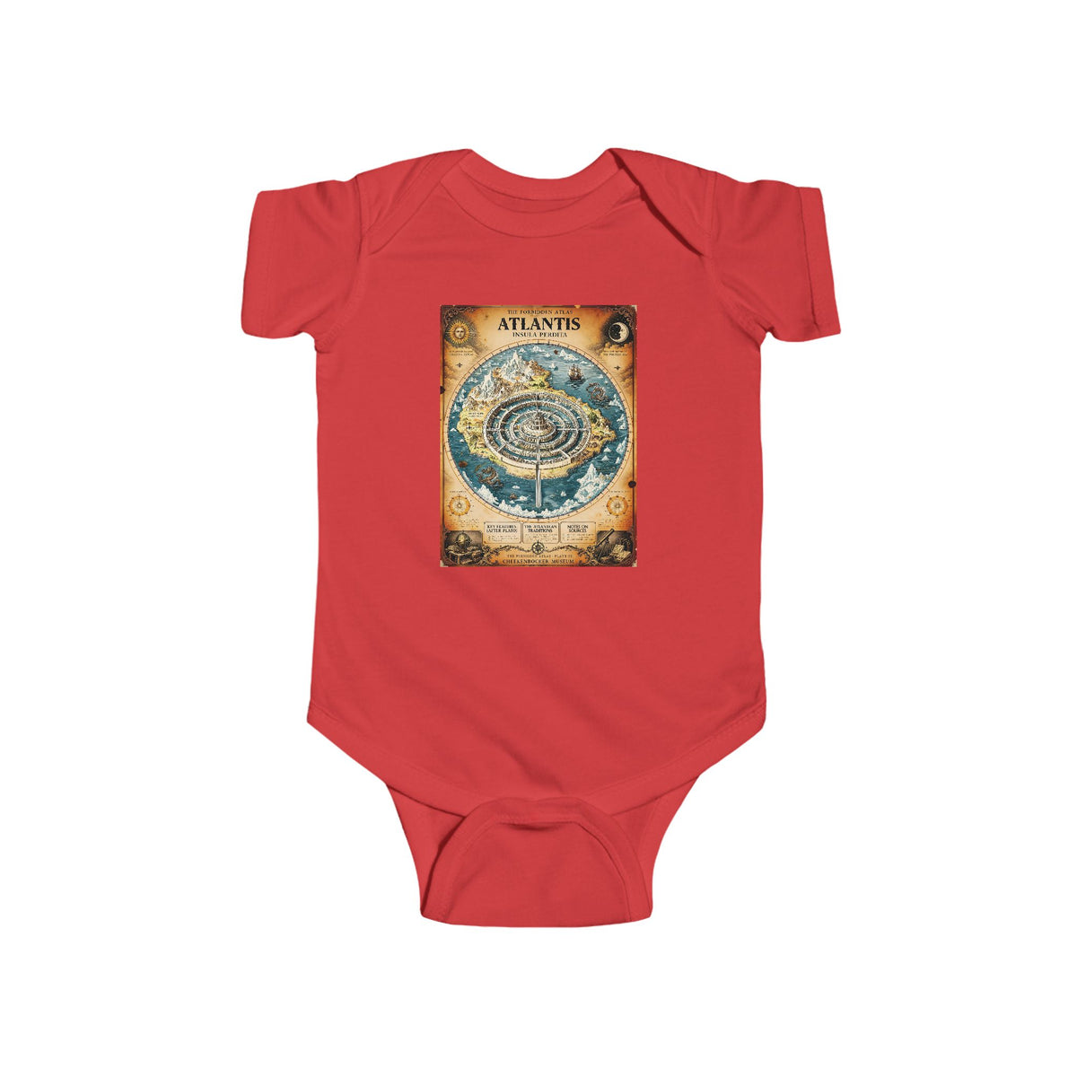 Atlantis, The Forbidden Atlas Plate III | Bodysuit
