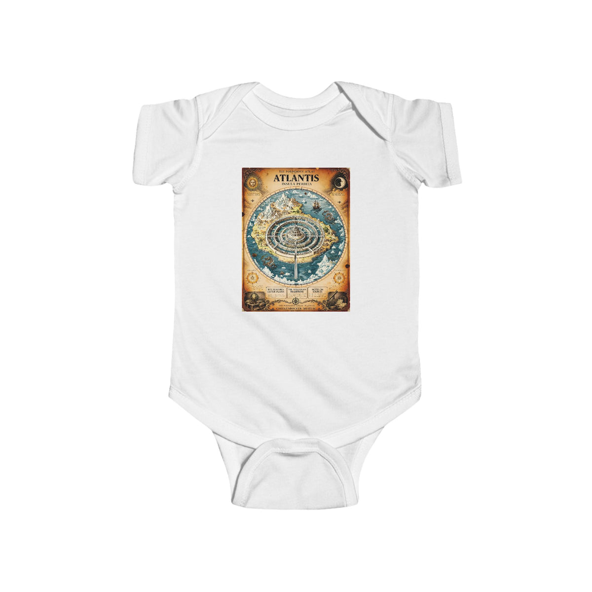 Atlantis, The Forbidden Atlas Plate III | Bodysuit