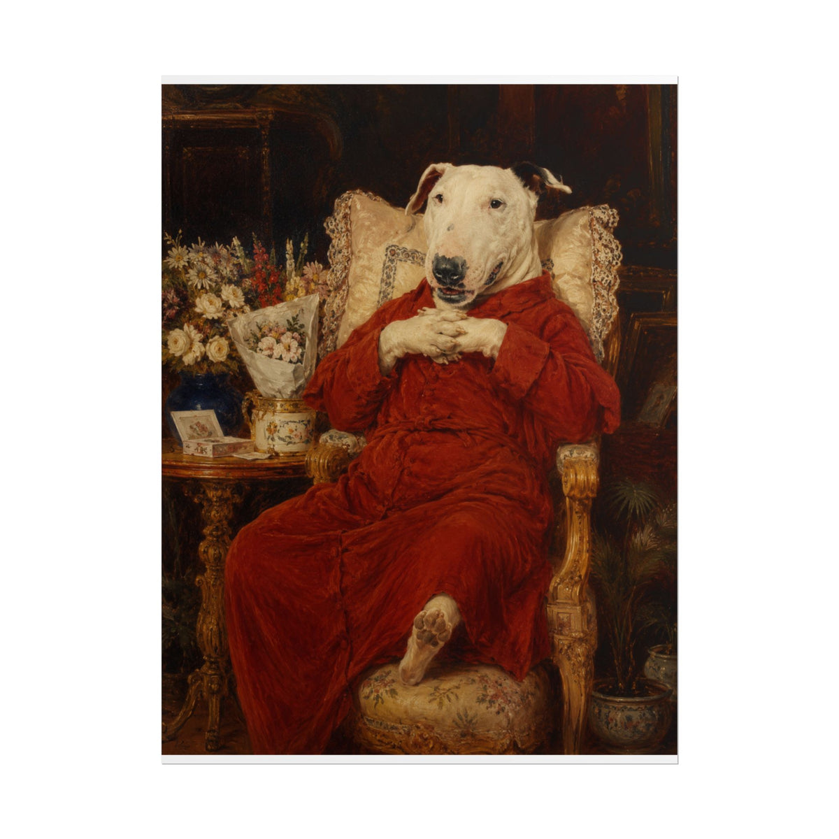Bull Terrier Happy Birthday | Print