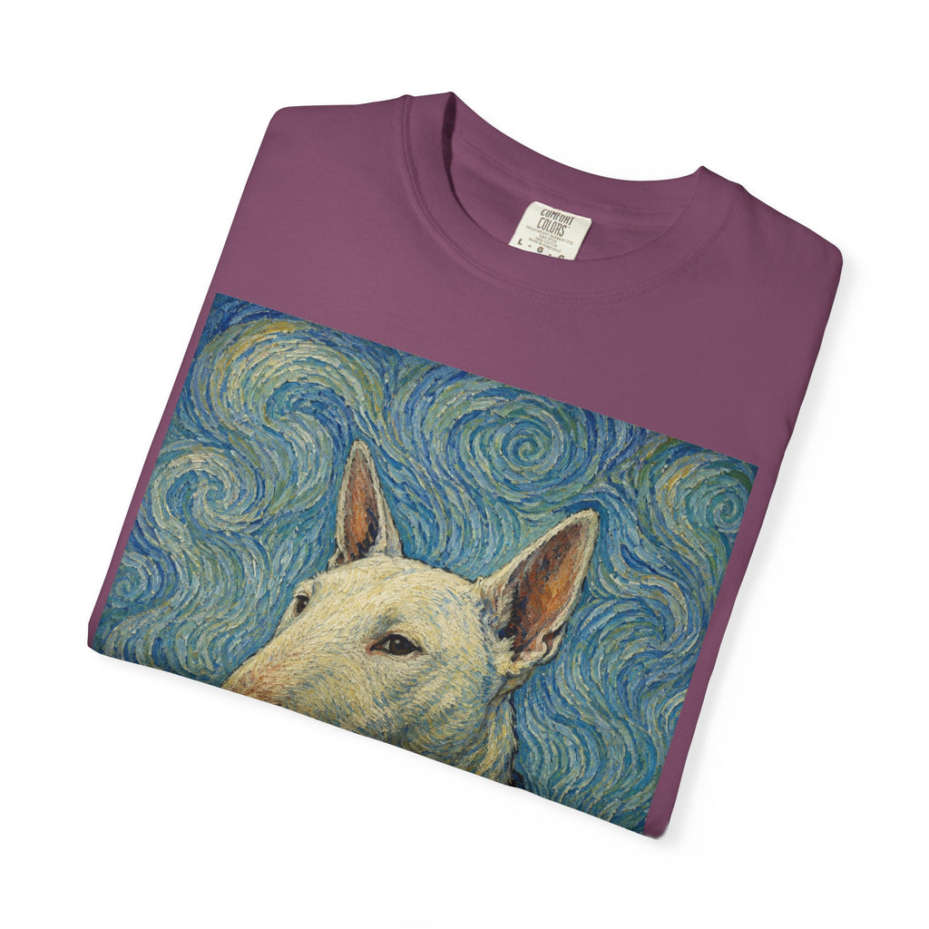 Bull Terrier Self-Portrait — after Vincent van Gogh, 1889 | Garment-Dyed Tee