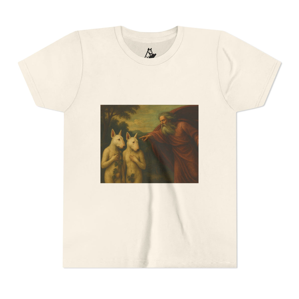 Bull Terrier The Rebuke of Adam and Eve — after Domenichino, 1626 | Youth Tee