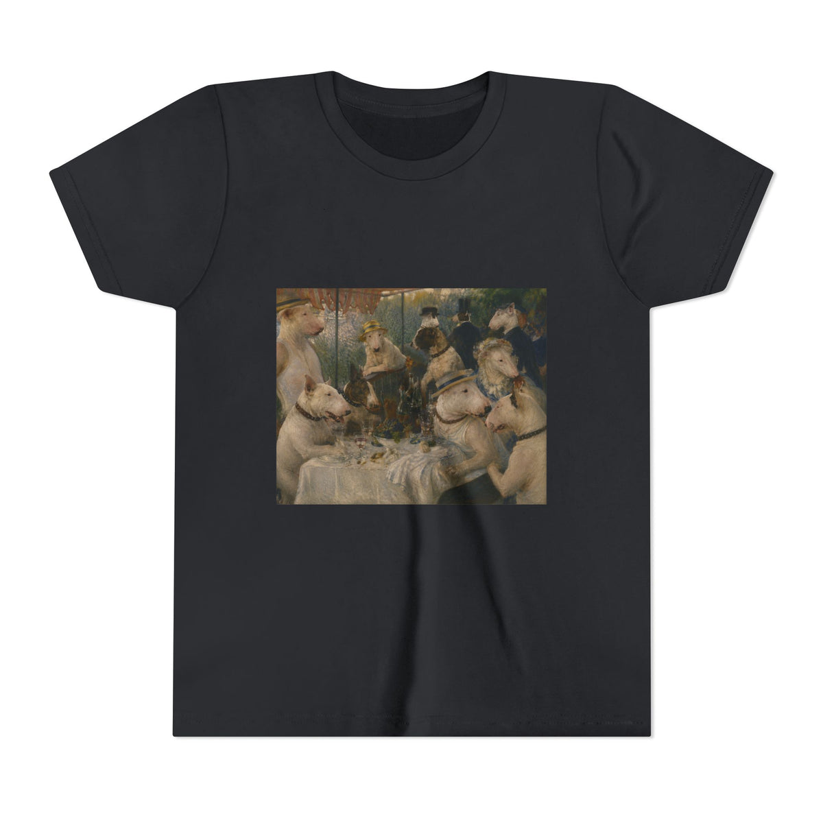 Bull Terrier Luncheon of the Boating Party — after Pierre-Auguste Renoir, 1881 | Youth Tee