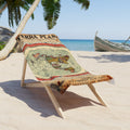 Terra Plana, The Forbidden Atlas Plate I | Beach Towel