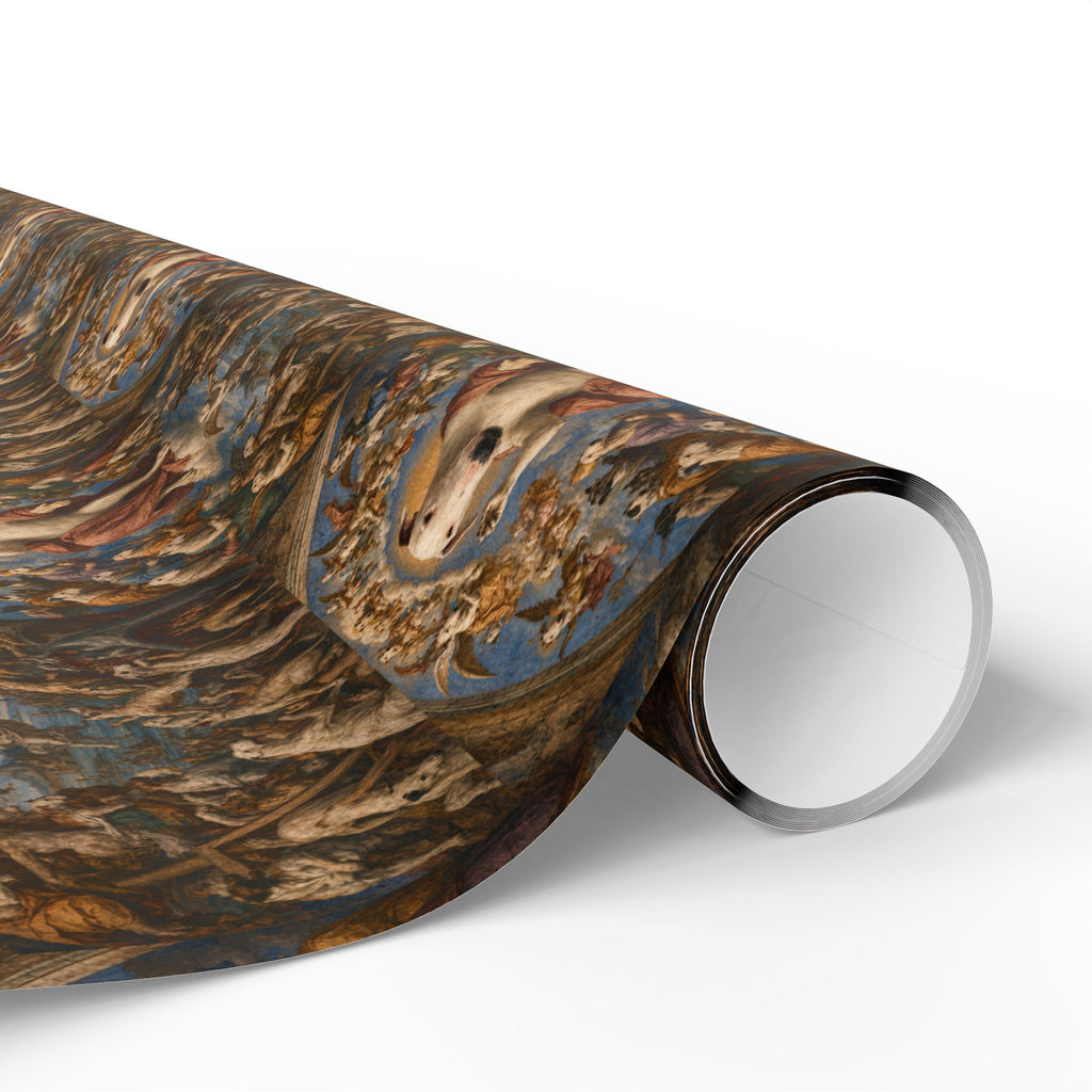Bull Terrier The Last Judgement — after Michelangelo, 1541 | Wrapping Paper