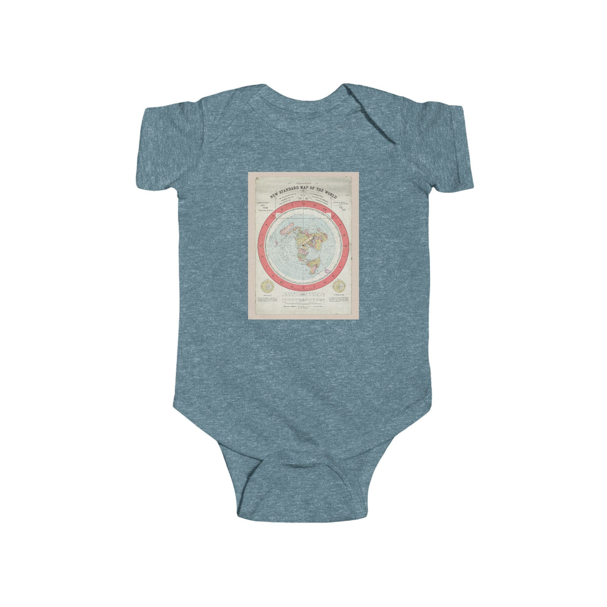 Gleason's New Standard Map of the World, 1892 | Bodysuit