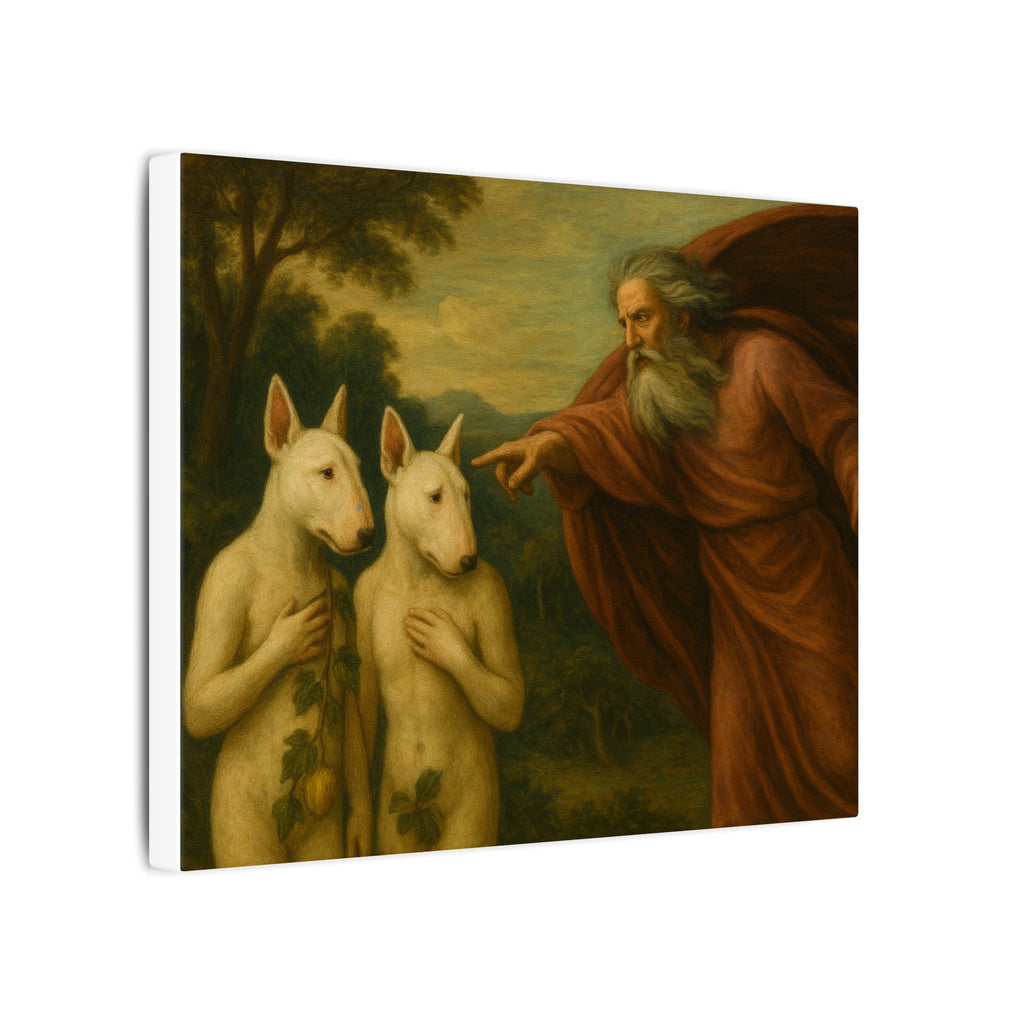 Bull Terrier The Rebuke of Adam and Eve — after Domenichino, 1626 | Canvas