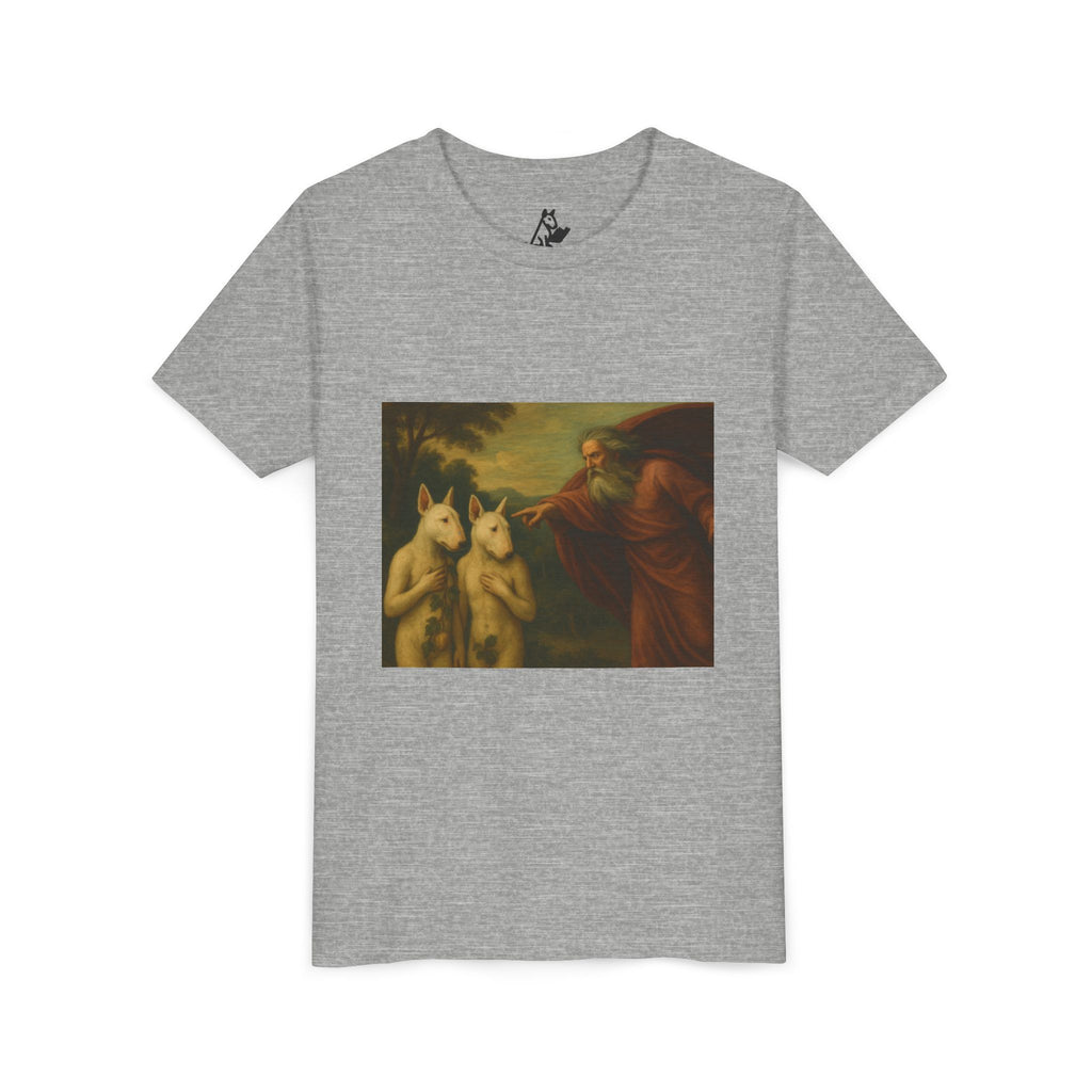 Bull Terrier The Rebuke of Adam and Eve — after Domenichino, 1626 | Youth Tee
