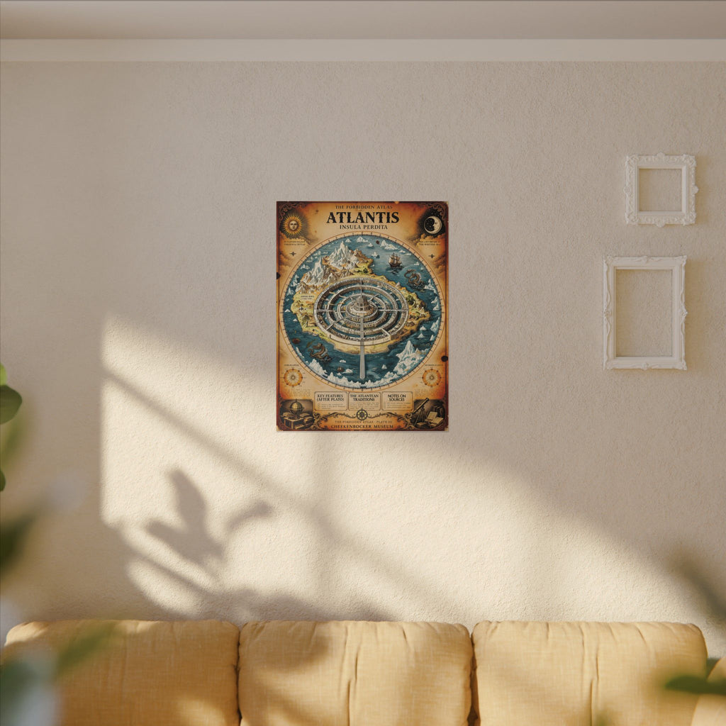 Atlantis, The Forbidden Atlas Plate III | Canvas