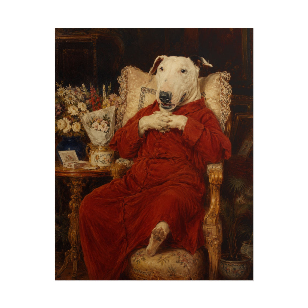 Bull Terrier Happy Birthday | Print
