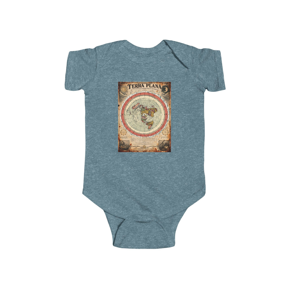Terra Plana, The Forbidden Atlas Plate I | Bodysuit