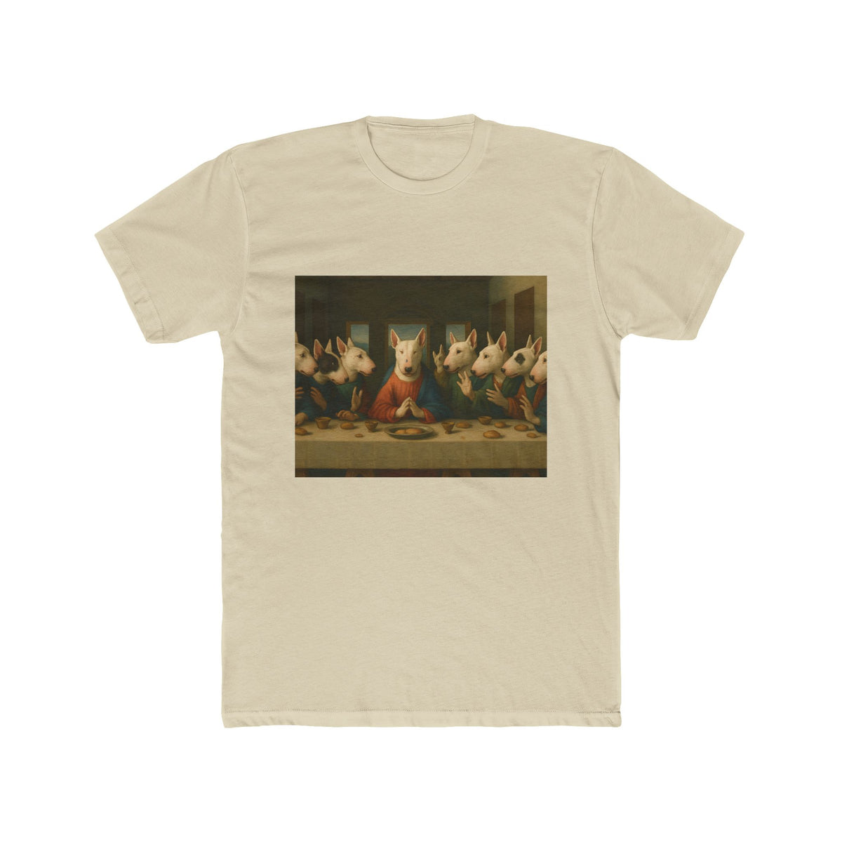 Bull Terrier The Last Supper — after Leonardo da Vinci, 1498 | Tee