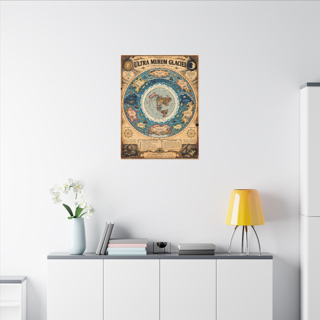 Ultra Murum Glaciei, The Forbidden Atlas Plate II | Canvas