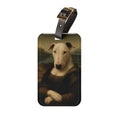 Bull Terrier Mona Lisa — after Leonardo da Vinci, c.1503 | Luggage Tag
