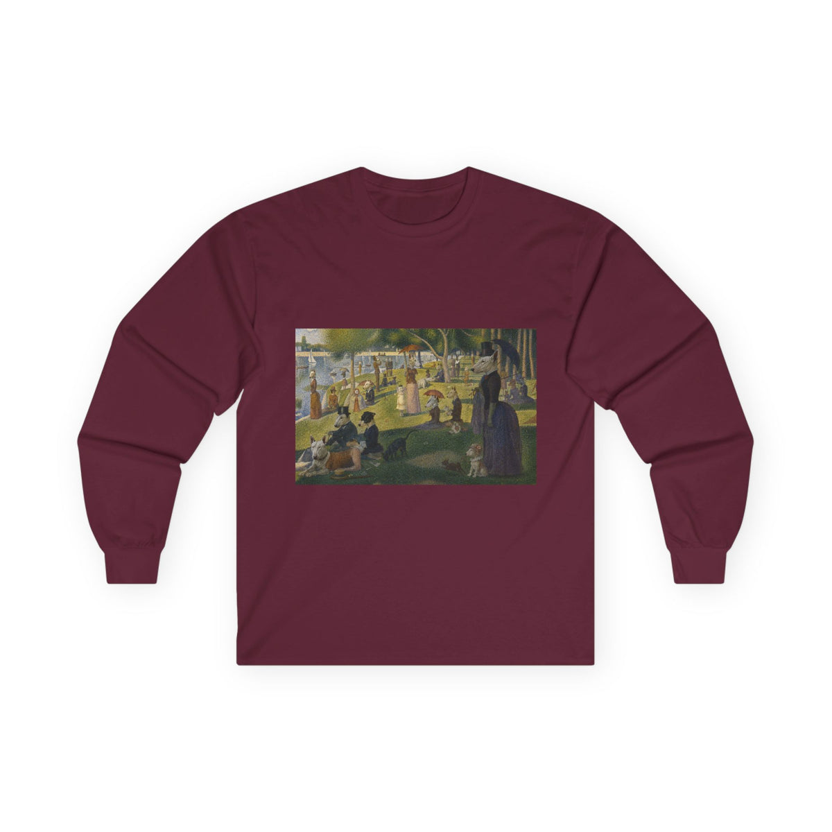 Bull Terrier A Sunday Afternoon on La Grande Jatte — after Georges Seurat, 1886 | Print