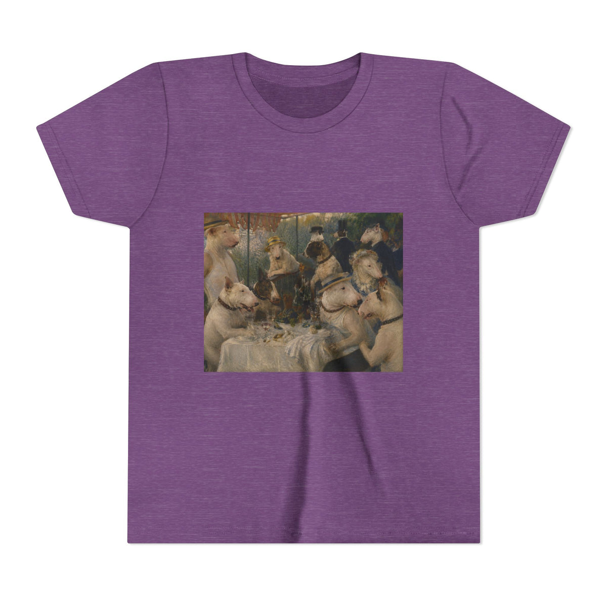 Bull Terrier Luncheon of the Boating Party — after Pierre-Auguste Renoir, 1881 | Youth Tee