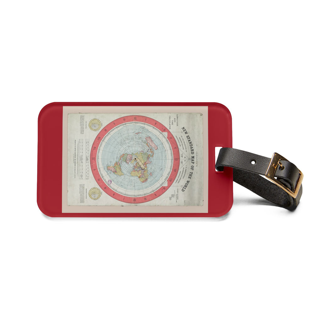 Gleason's New Standard Map of the World, 1892 | Luggage Tag