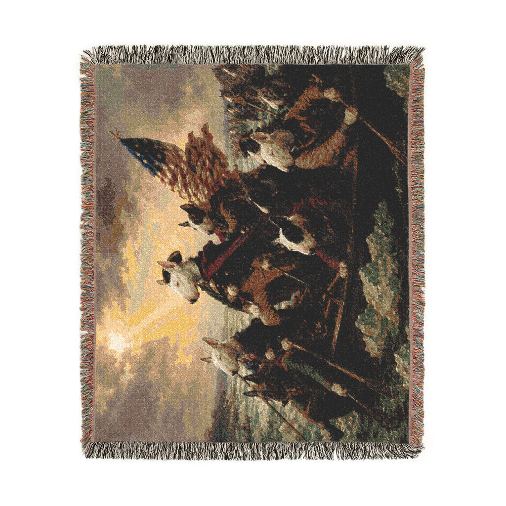 Bull Terrier Washington Crossing the Delaware — after Emanuel Leutze, 1851 | Blanket