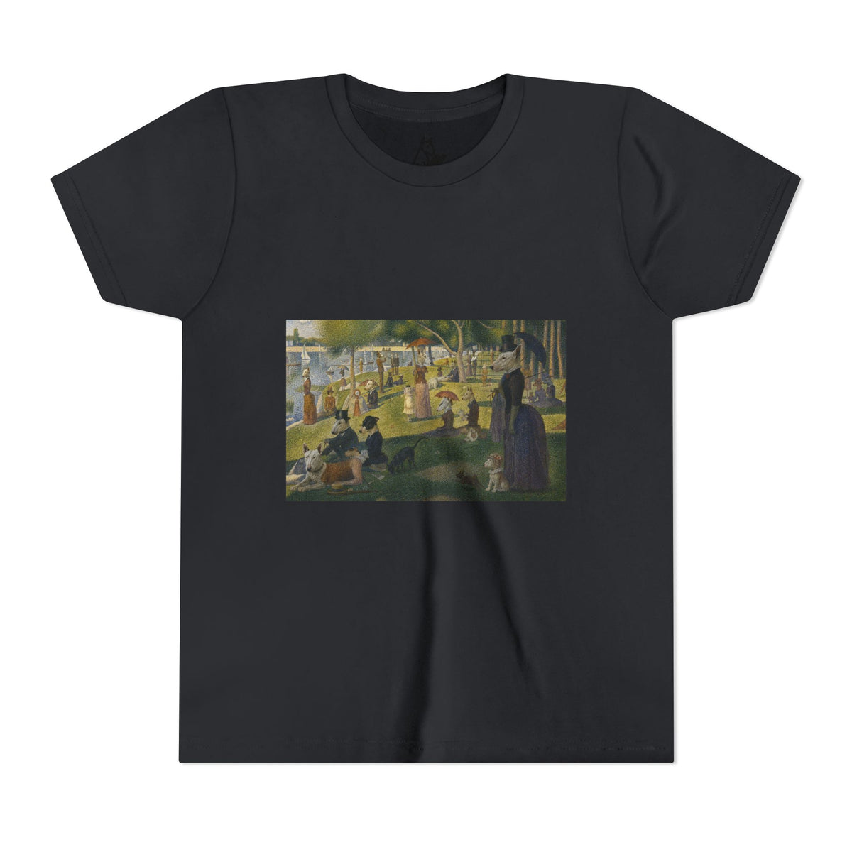 Bull Terrier A Sunday Afternoon on La Grande Jatte — after Georges Seurat, 1886 | Youth Tee