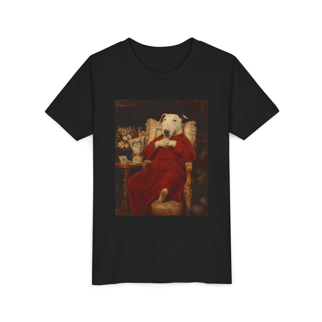 Bull Terrier A Happy Birthday — after Antonio Casanova y Estorach, c.1890 | Youth Tee