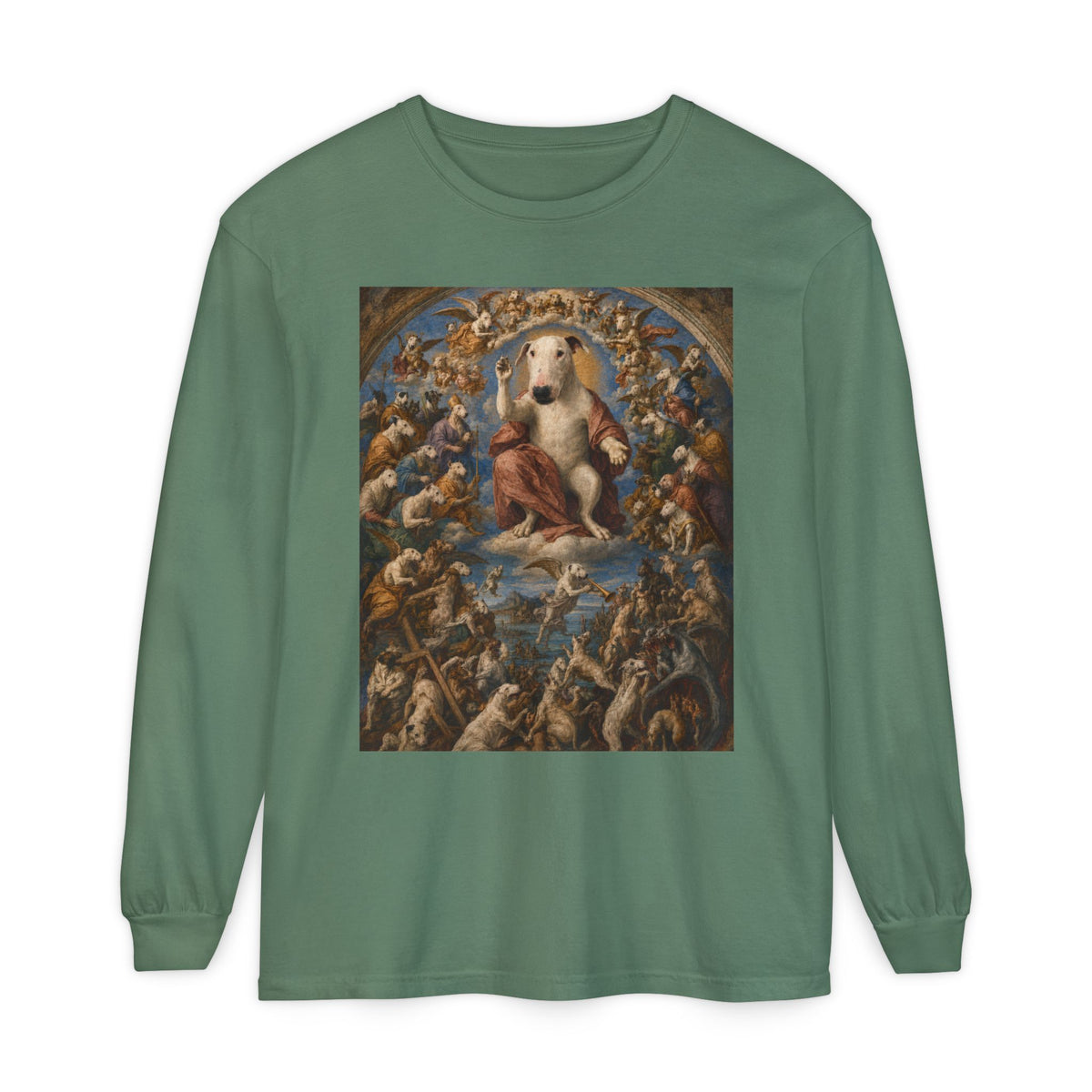 Bull Terrier The Last Judgement — after Michelangelo, 1541 | Long Sleeve