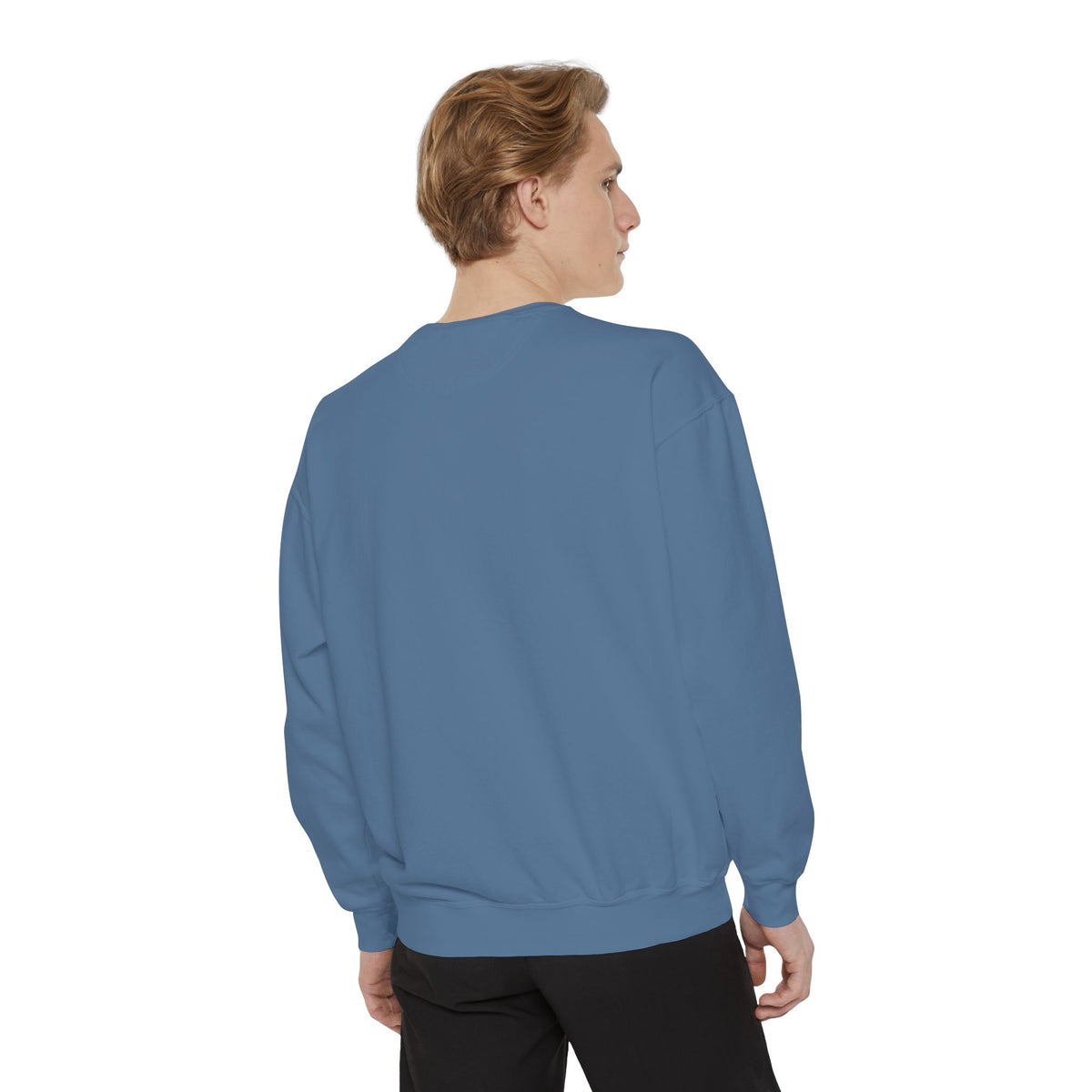 Bull Terrier The Creation of Adam — after Michelangelo, 1512 | Crewneck