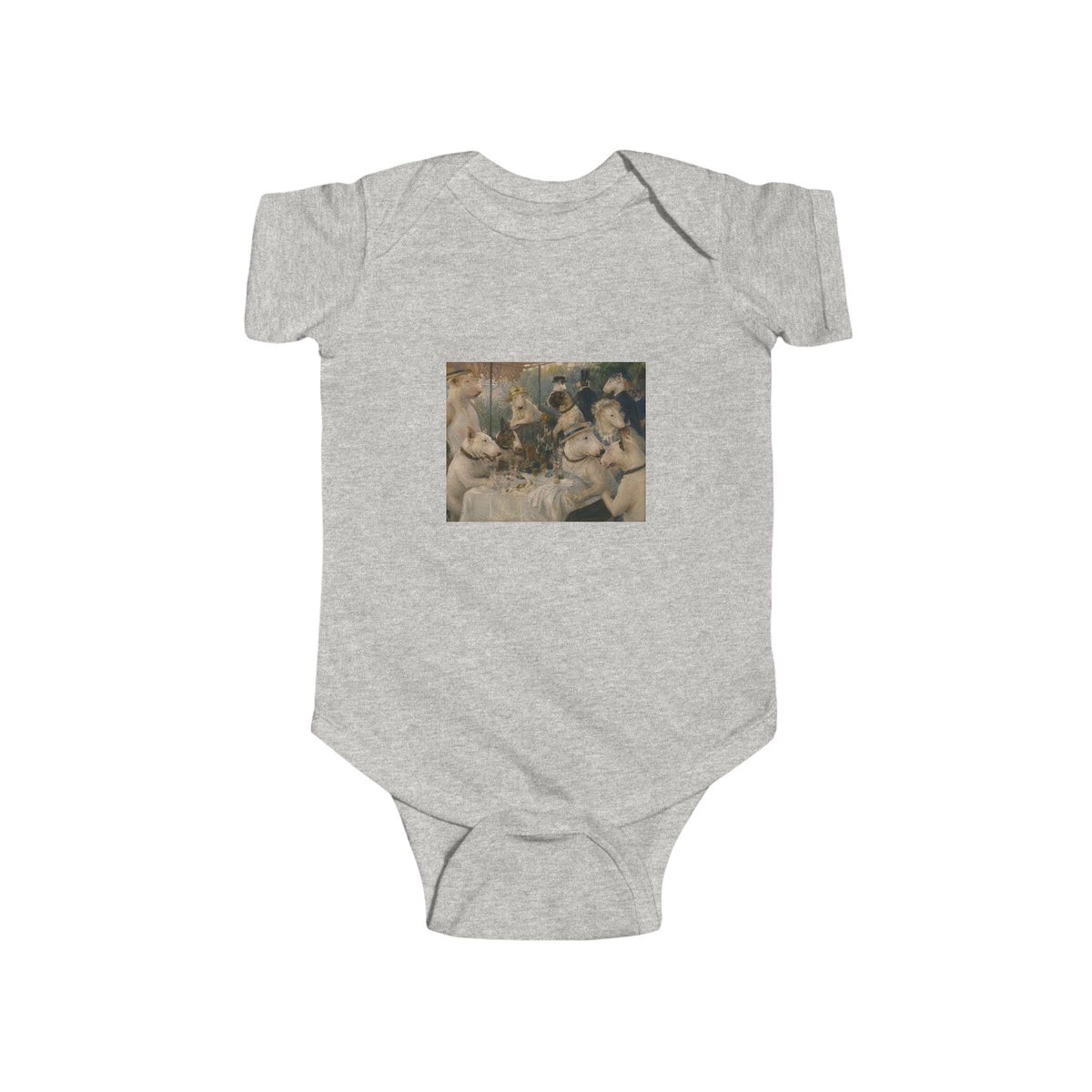 Bull Terrier Luncheon of the Boating Party — after Pierre-Auguste Renoir, 1881 | Bodysuit