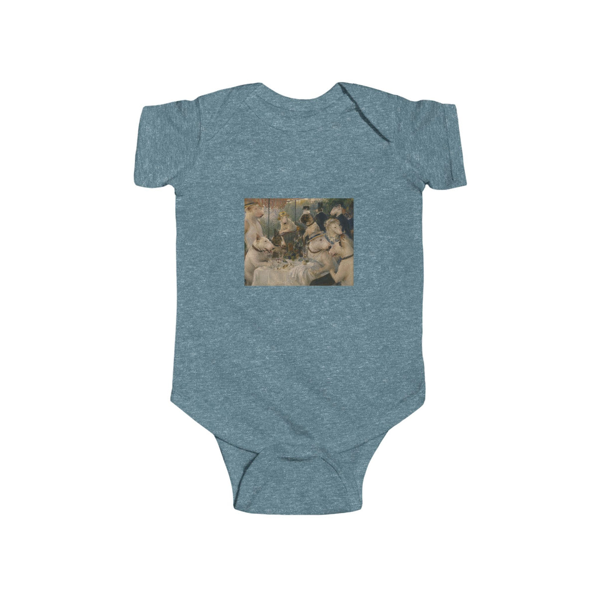 Bull Terrier Luncheon of the Boating Party — after Pierre-Auguste Renoir, 1881 | Bodysuit