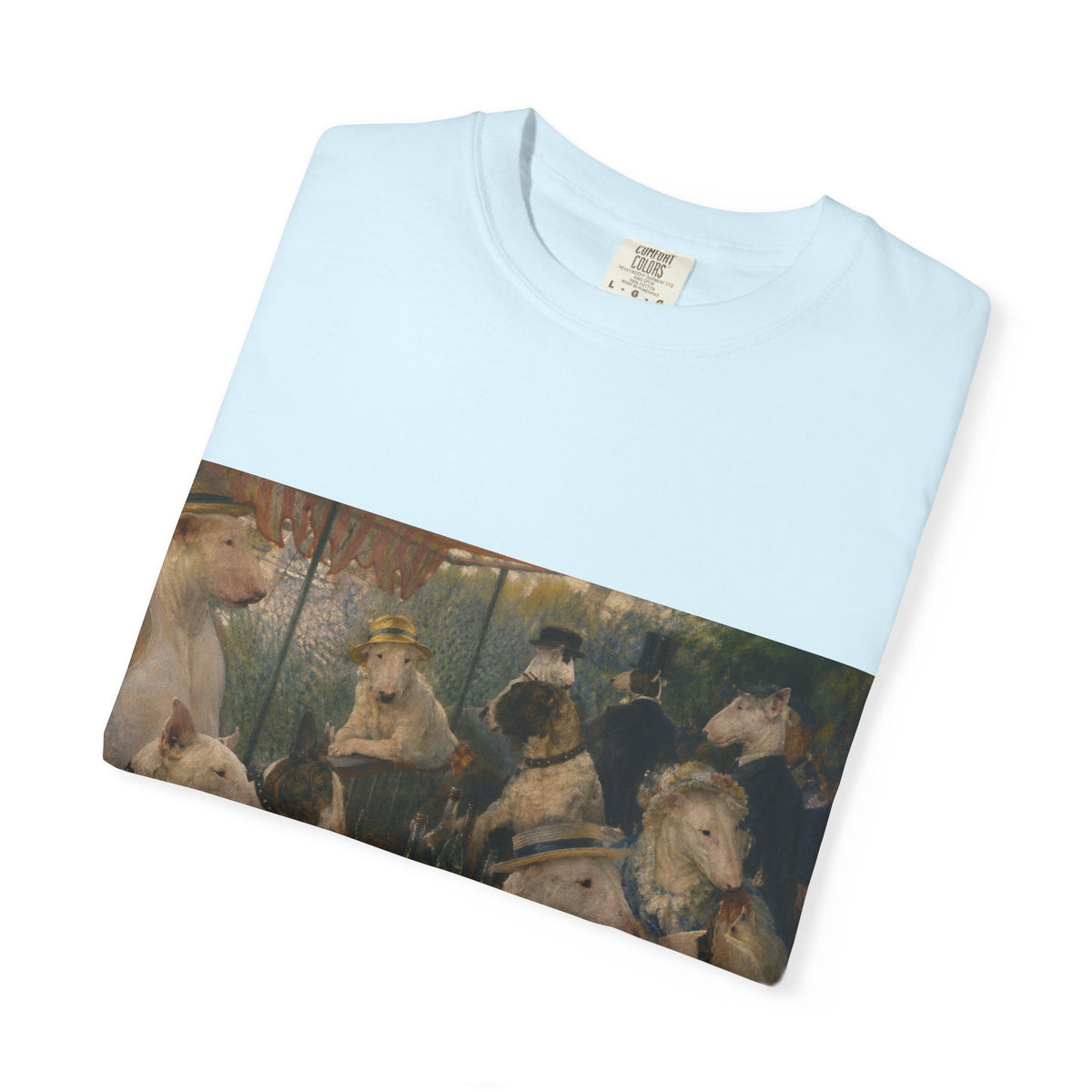 Bull Terrier Luncheon of the Boating Party — after Pierre-Auguste Renoir, 1881 | Garment-Dyed Tee