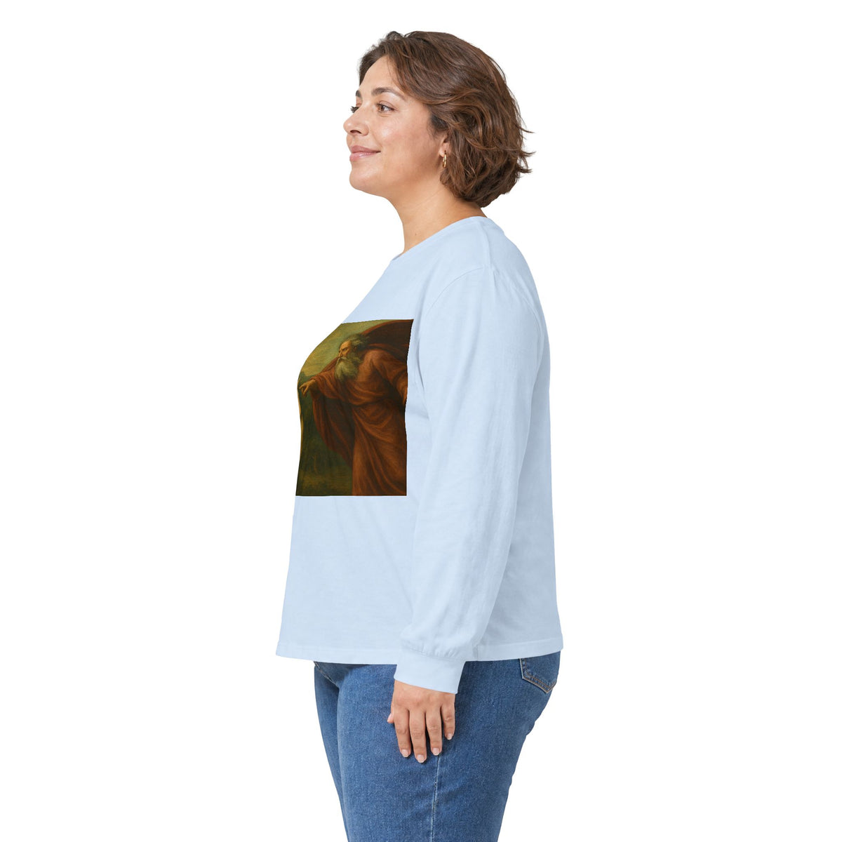 Bull Terrier The Rebuke Of Adam And Eve — after Domenichino, 1626 | Long Sleeve
