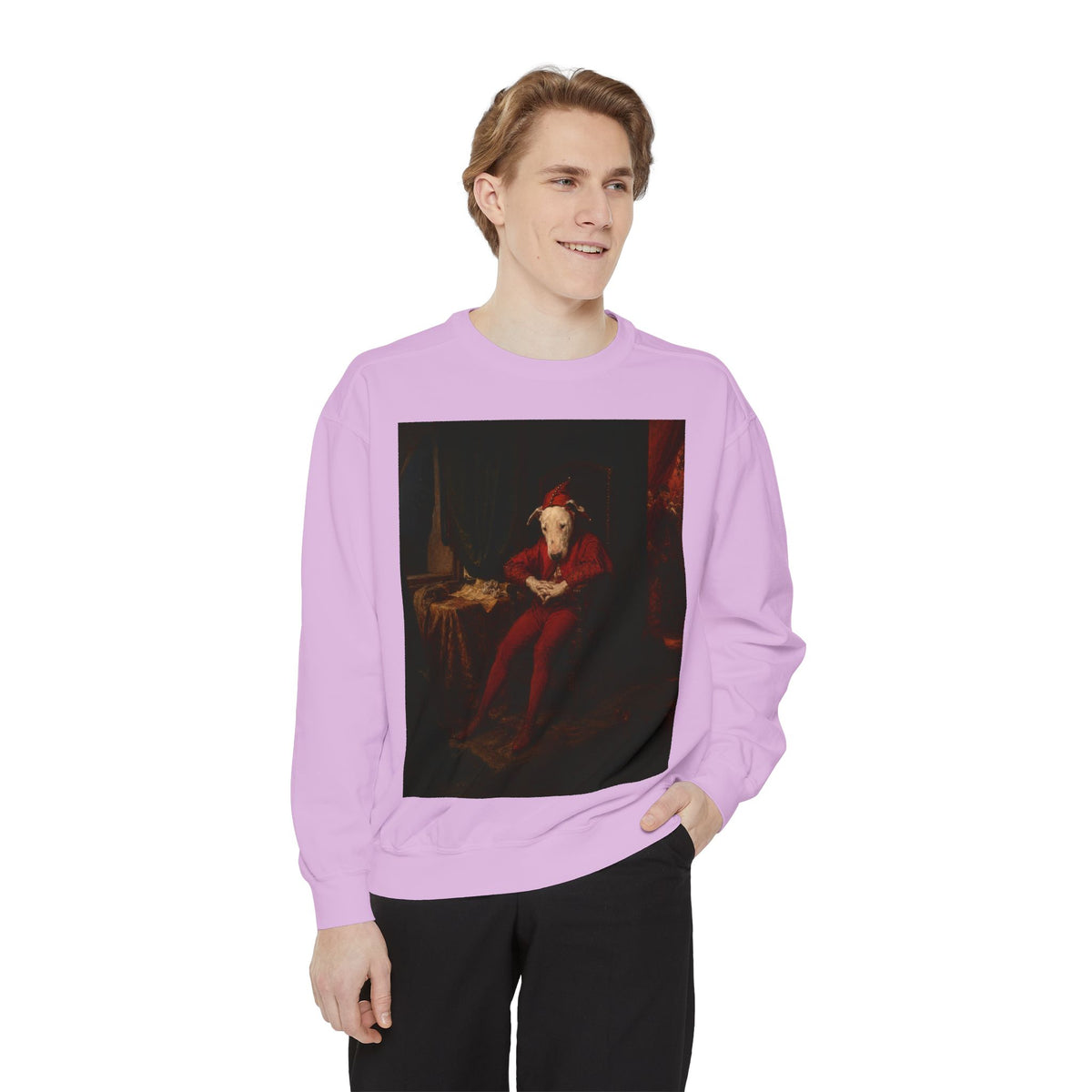 Bull Terrier Stańczyk — after Jan Matejko, 1862 | Crewneck