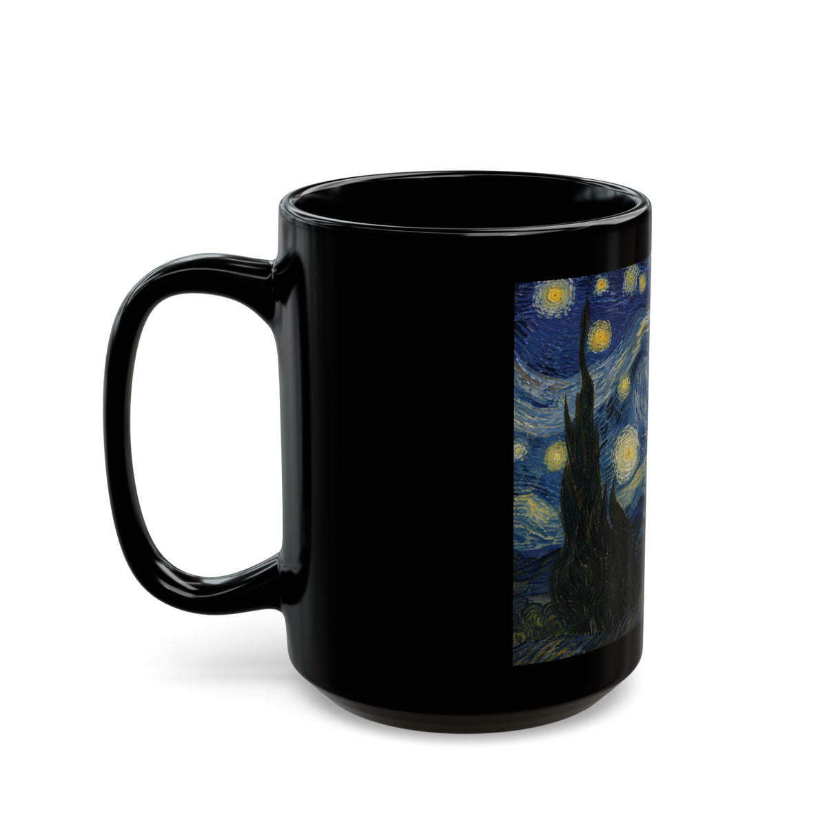 Bull Terrier Starry Night — after Vincent van Gogh, 1889 | Mug