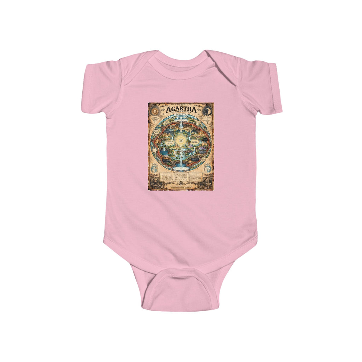 Agartha, The Forbidden Atlas Plate VI | Bodysuit