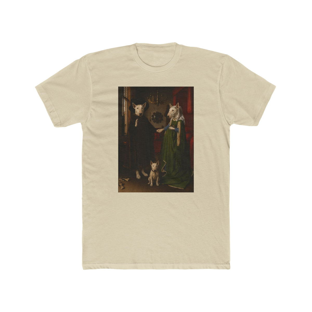 Bull Terrier The Arnolfini Portrait — after Jan van Eyck, 1434 | Tee
