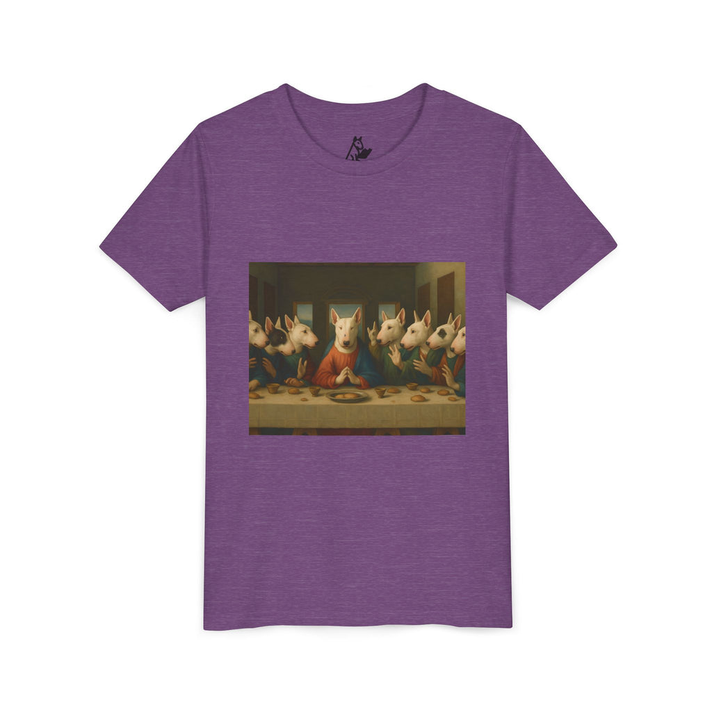 Bull Terrier The Last Supper — after Leonardo da Vinci, 1498 | Youth Tee
