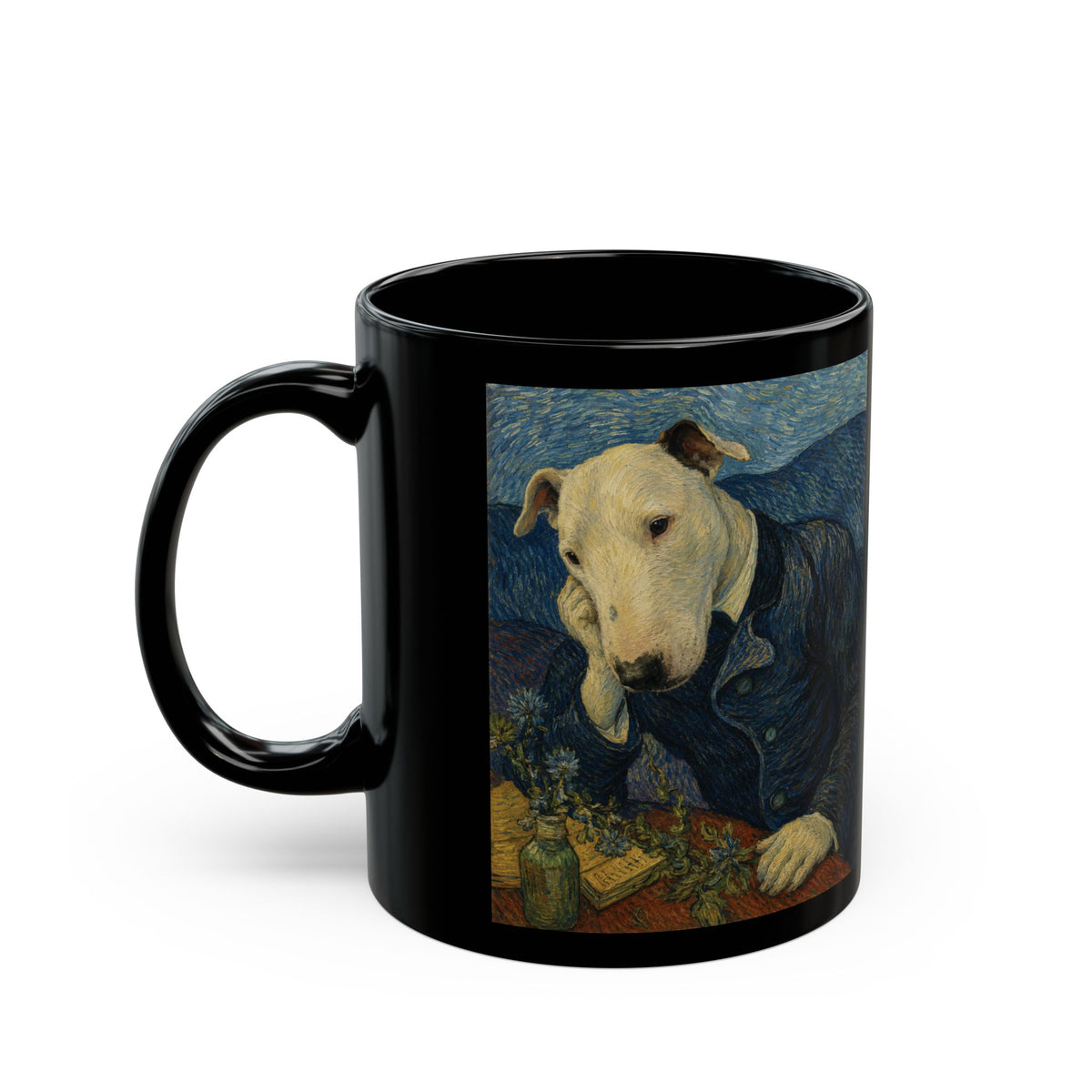 Bull Terrier Portrait Of Doctor Gachet — after Vincent van Gogh, 1890 | Mug