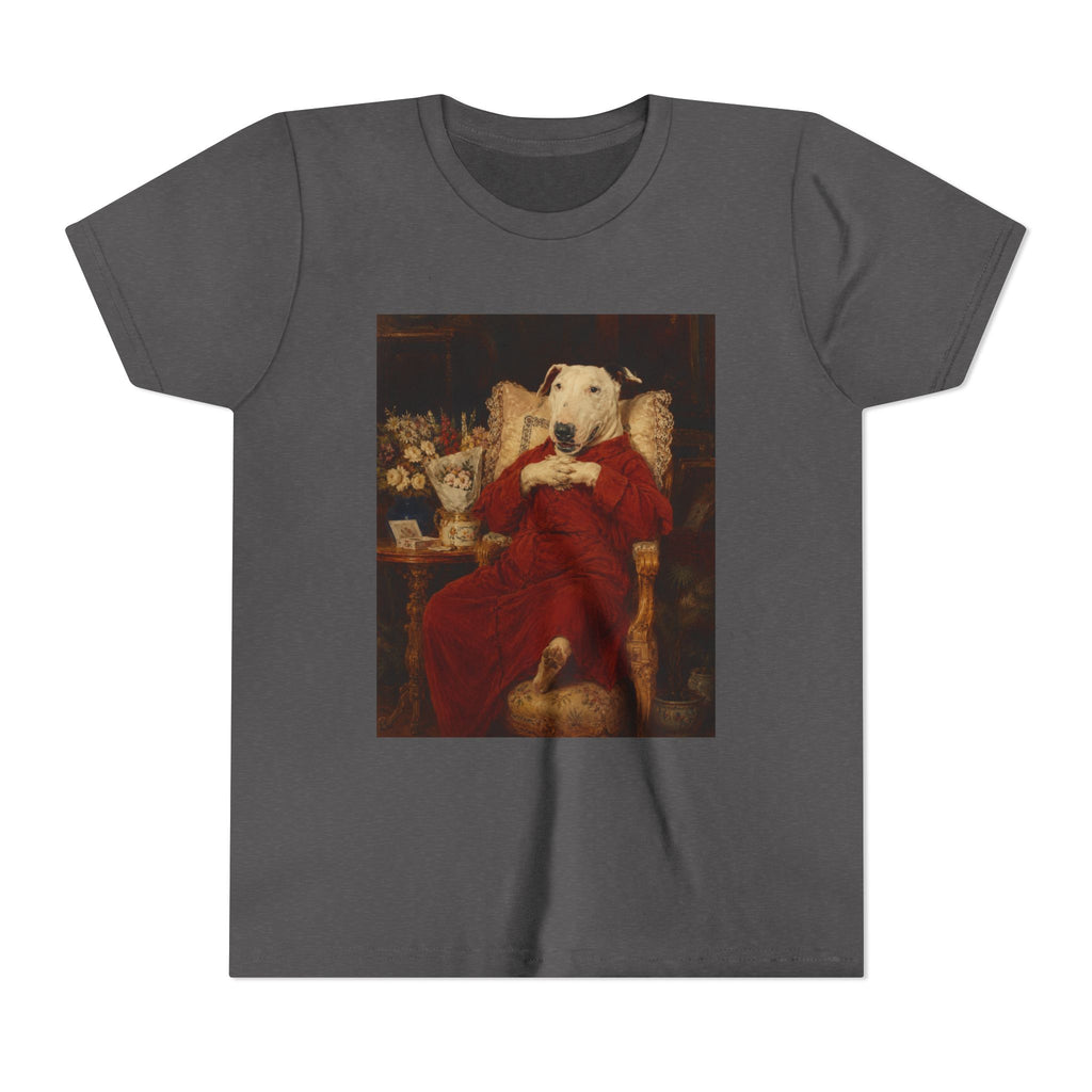 Bull Terrier A Happy Birthday — after Antonio Casanova y Estorach, c.1890 | Youth Tee